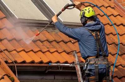 Démoussage et hydrofuge de toiture à Marmont-Pachas